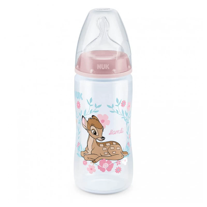 NUK 741934 FLASICA FC PVC CUCLA SILIKON 6-18M 300ML DISNEY BAMBI