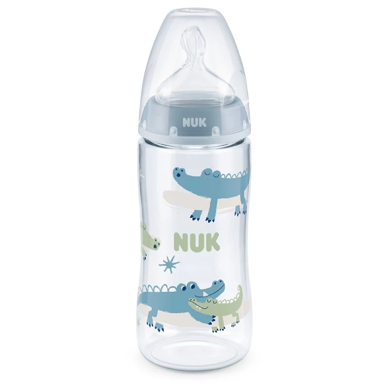 NUK 741940 FLASICA FC PVC CUCLA SILIKON 6-18M 300ML SA INDIKATOROM TOPLOTE