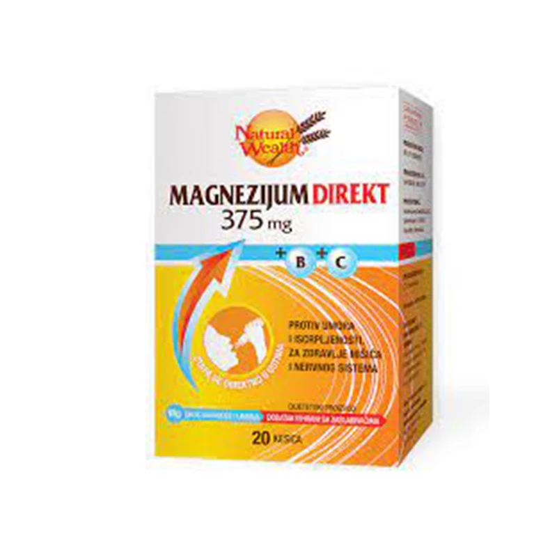 NW MAGNEZIJUM DIREKT 375MG KESICE 20X