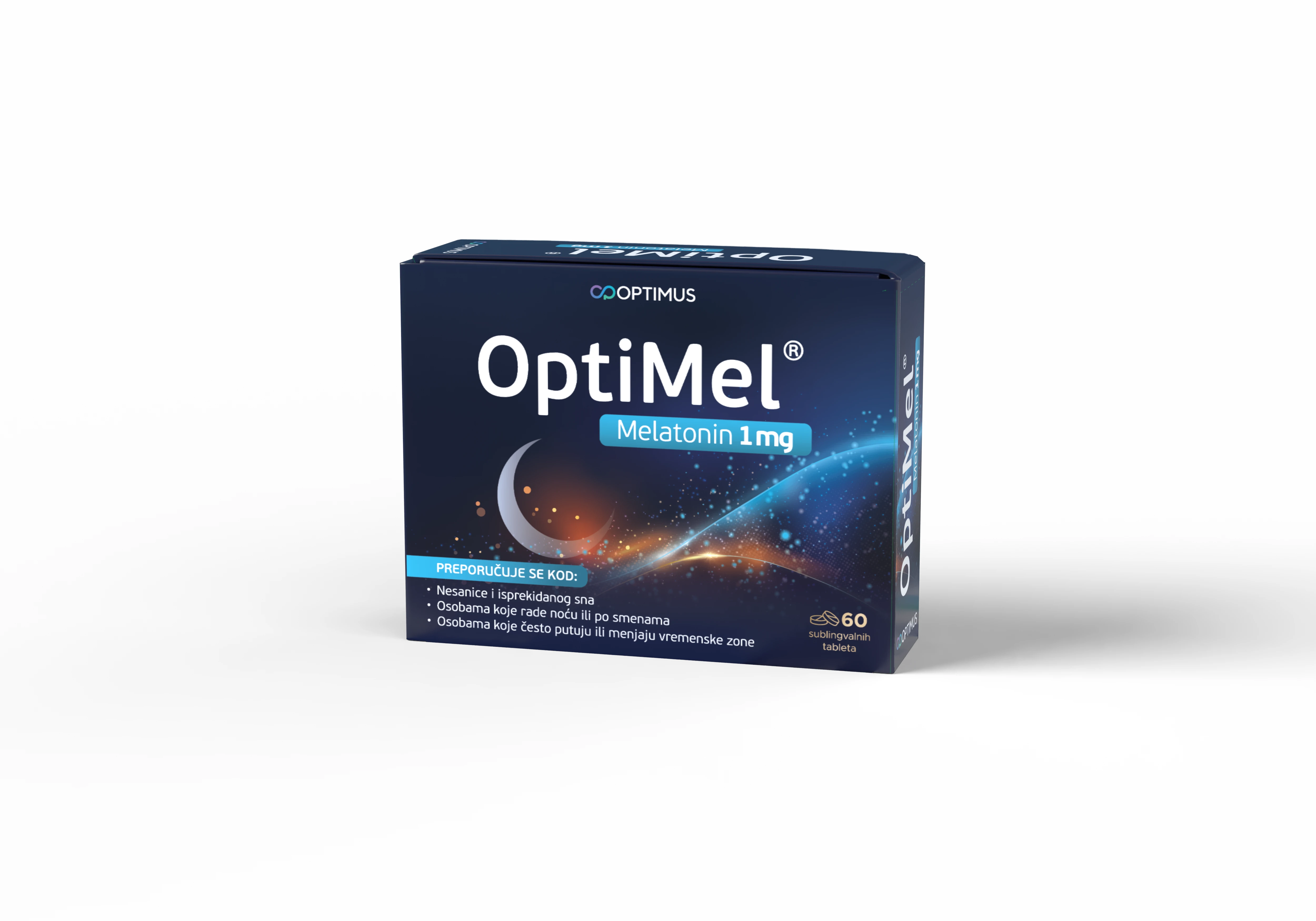 OPTIMEL MELATONIN TBL 60X