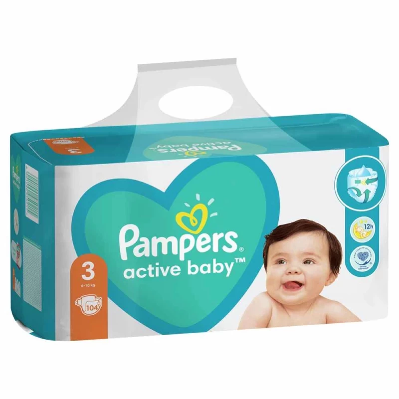 PAMPERS PELENE AB GPP 3 MIDI 104X A1