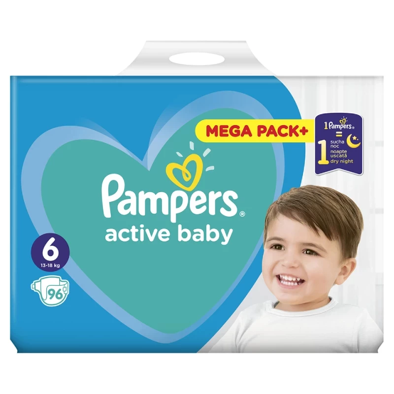 PAMPERS PELENE AB GPP 6 EXTRALARGE 68X A1