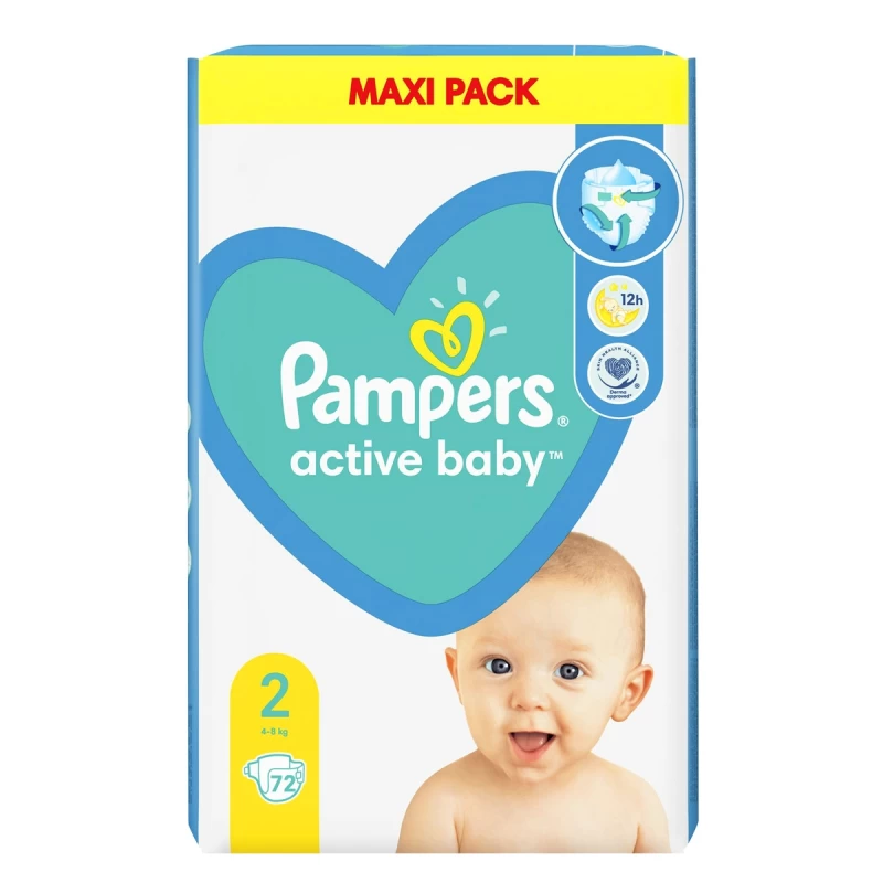 PAMPERS PELENE AB VPP 2 MINI 72X PAKET