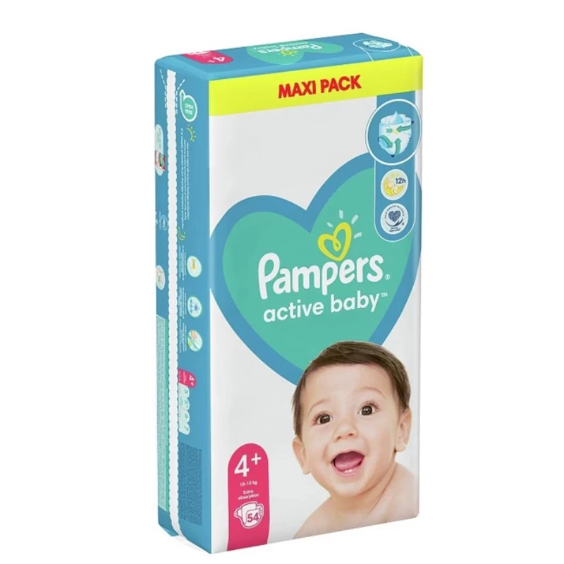 PAMPERS PELENE AB VPP 4+ MAXI+ 54X PAKET