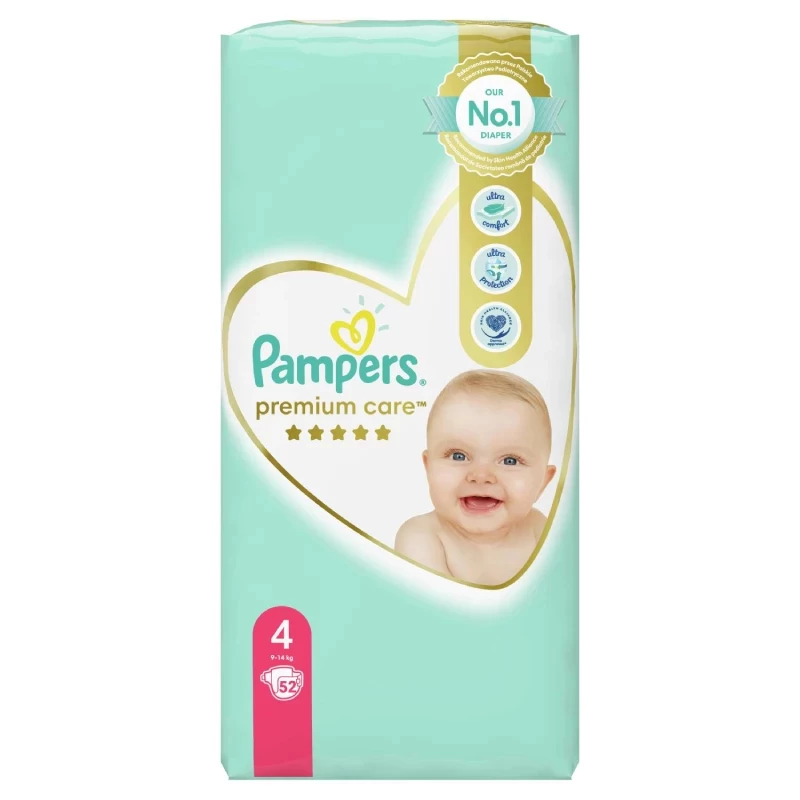 PAMPERS PELENE PREMIUM VP 4 MAXI 52X A1