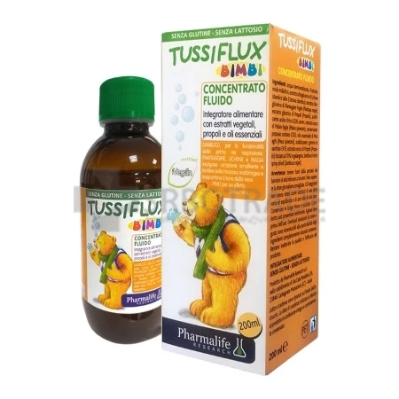 PHARMALIFE TUSSIFLUX BIMBI 1+ SIRUP 200ML