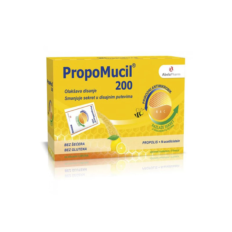 PROPOMUCIL KESICE 50X200MG