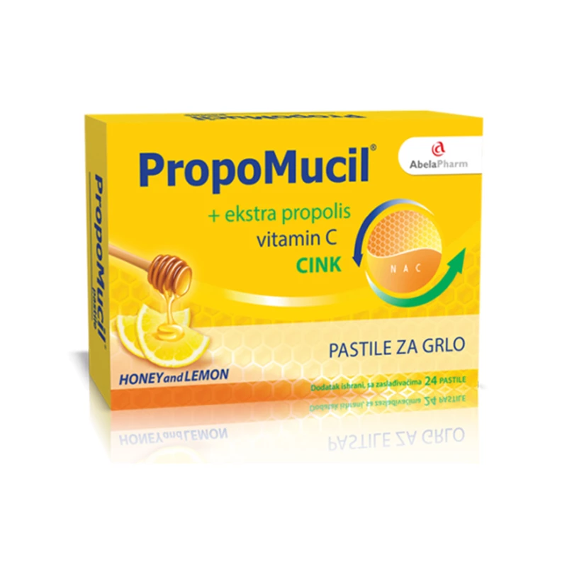 Propomucil pastile med i limun 24x