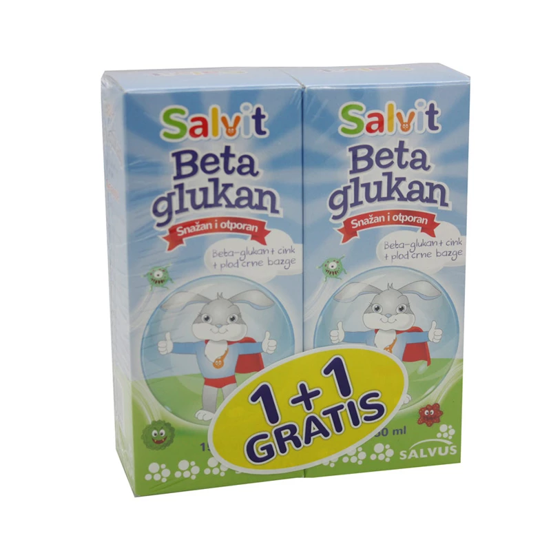 Salvit beta glukan sirup 150ml 1+1 gratis