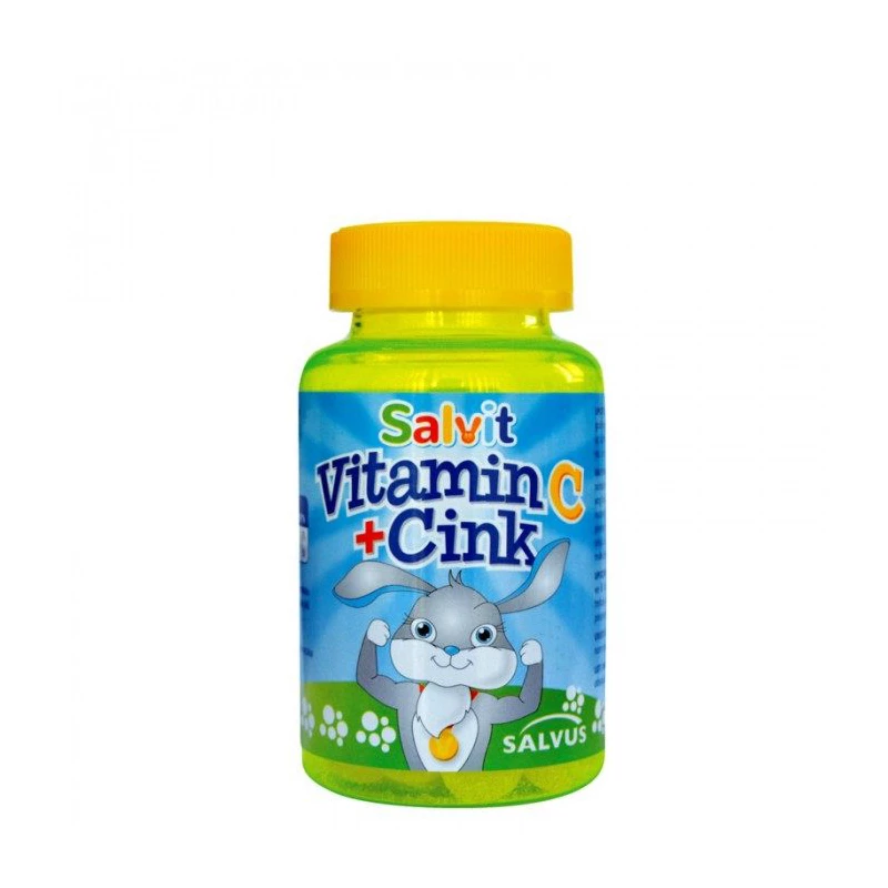 Salvit bombone zele vitamin c+cink 60x