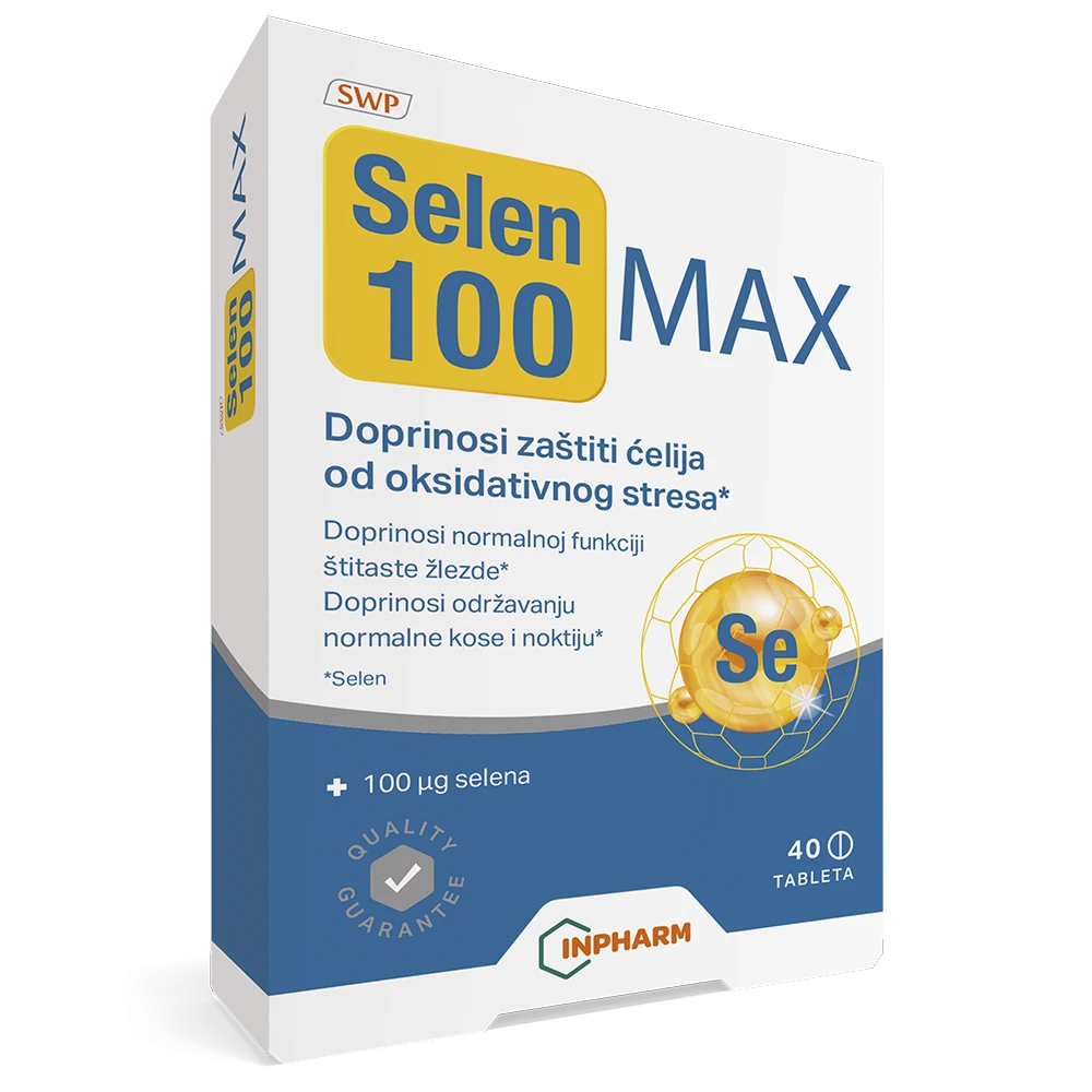 SELEN 100 MAX, selen,  40 tableta