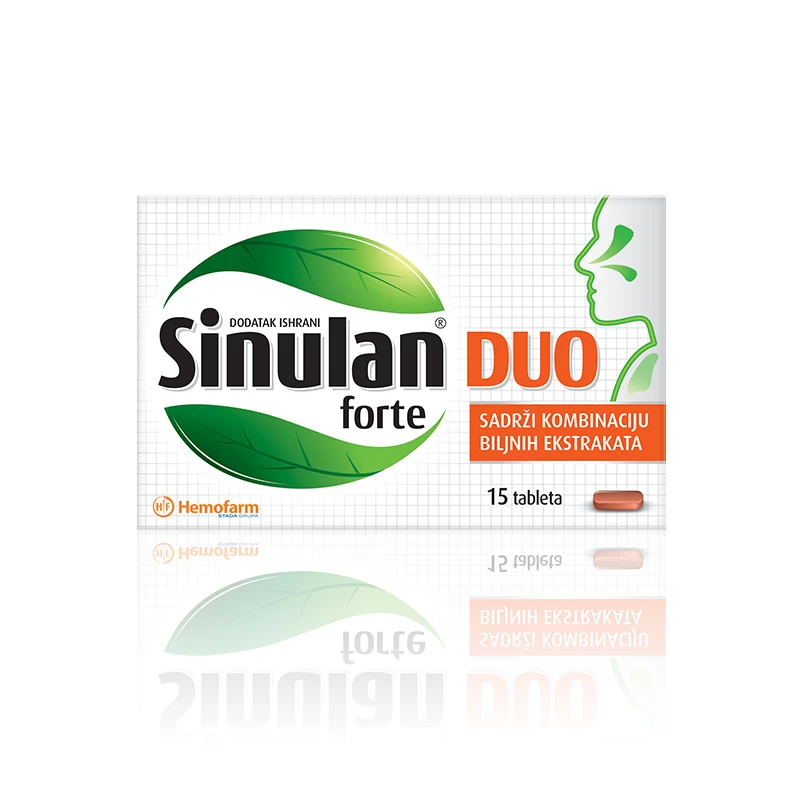 SINULAN DUO FORTE TBL 15X