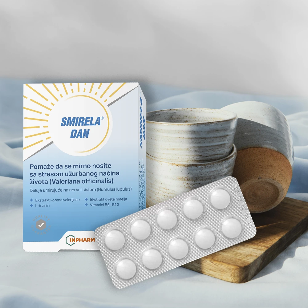 SMIRELA DAN, za miran dan, 30 tableta