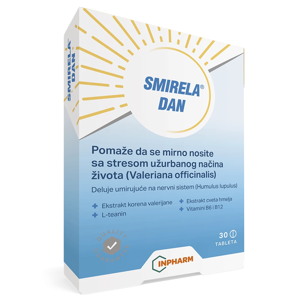 SMIRELA DAN, za miran dan, 30 tableta