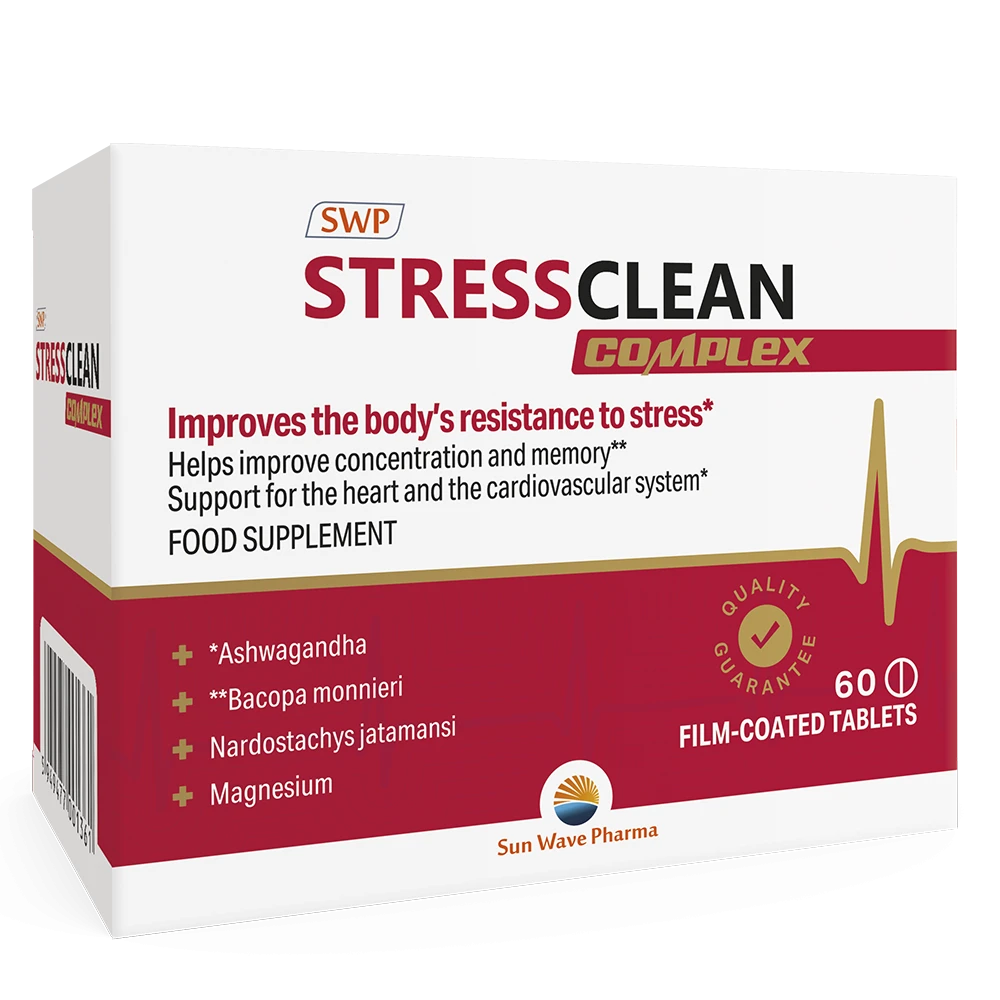 STRESSCLEAN COMPLEX, asvaganda, 60 tableta