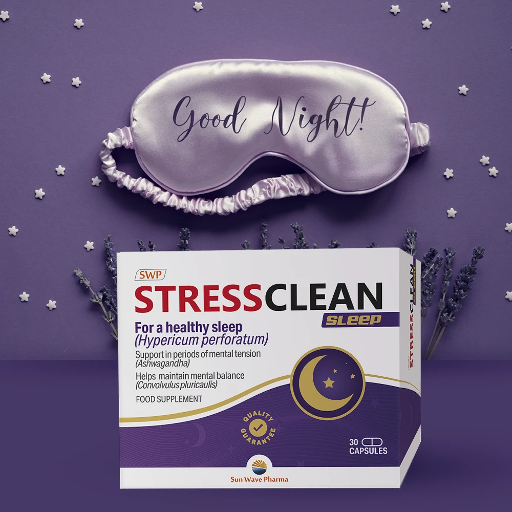 STRESSCLEAN Sleep, za miran san, 30 kapsula