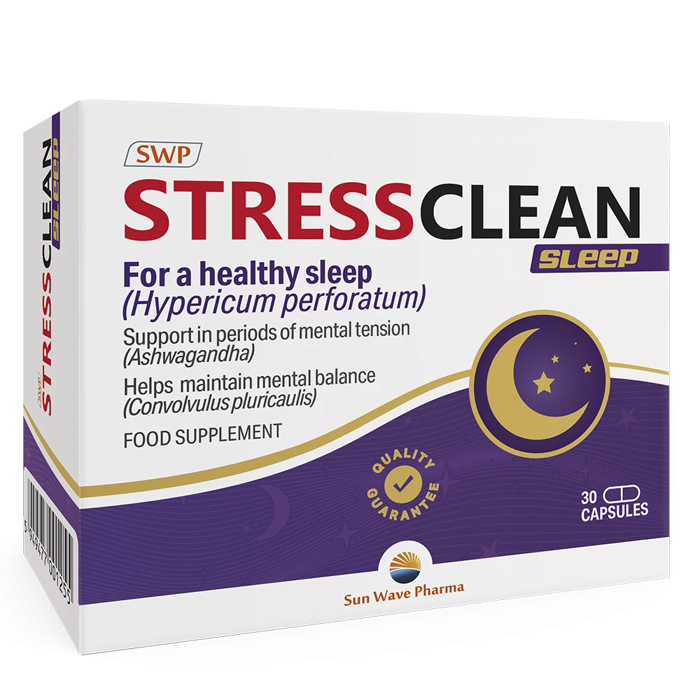  STRESSCLEAN Sleep, za miran san, 30 kapsula