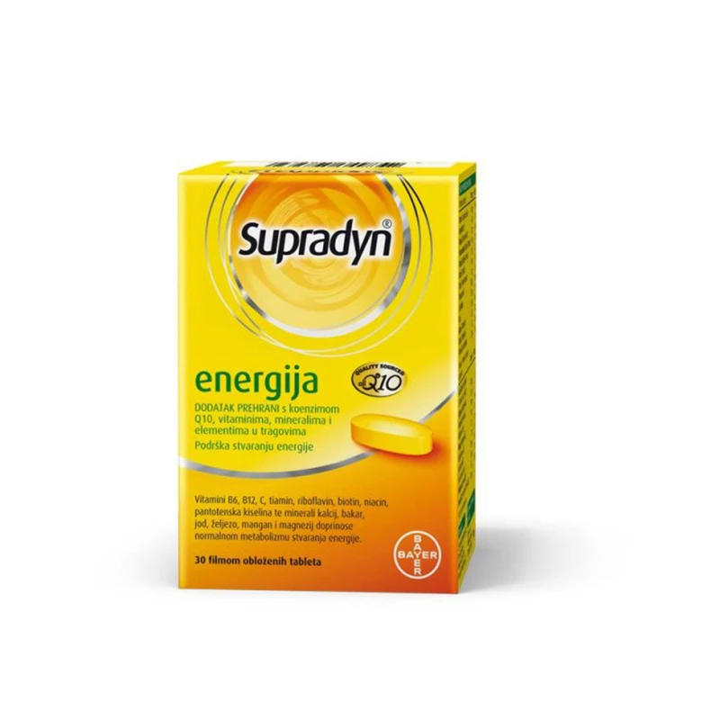 SUPRADYN ENERGY FTBL 30X, energija u tableti