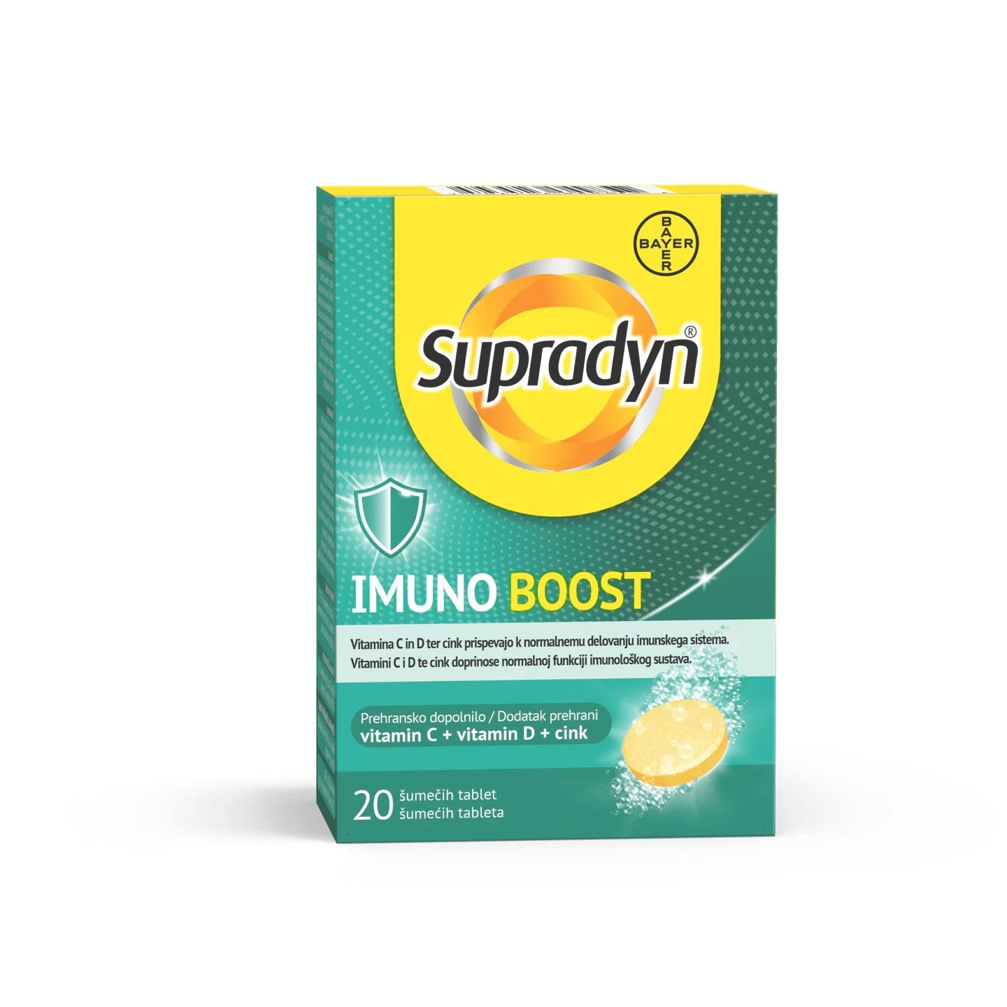 Supradyn immuno boost eff 20x, šumeće tablete za imunitet