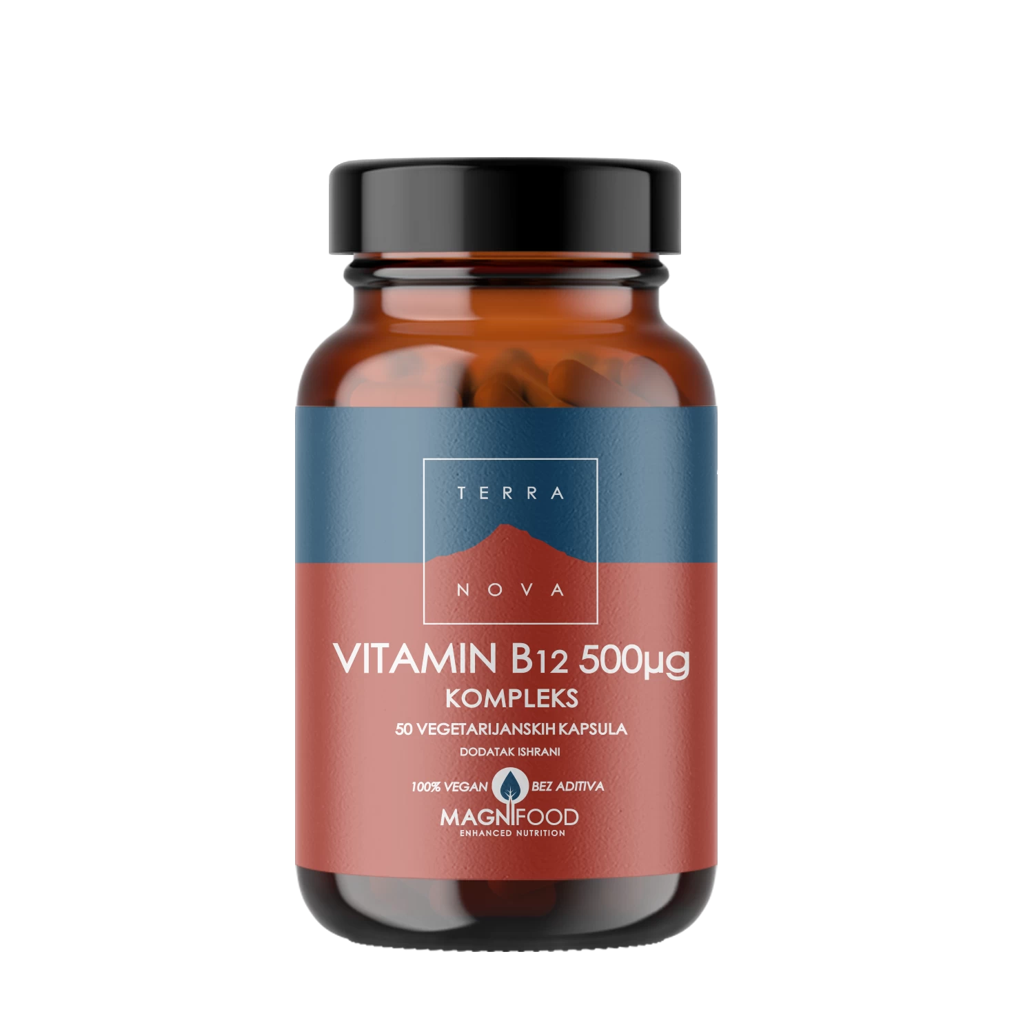 Terranova vitamin b12 caps 50x500mcg