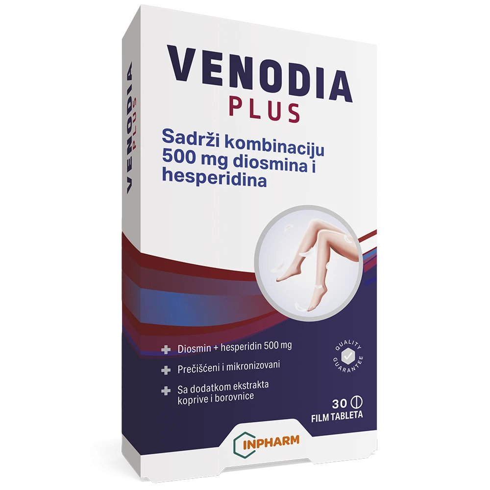 VENODIA plus, kod problema sa cirkulacijom, 30 film tableta
