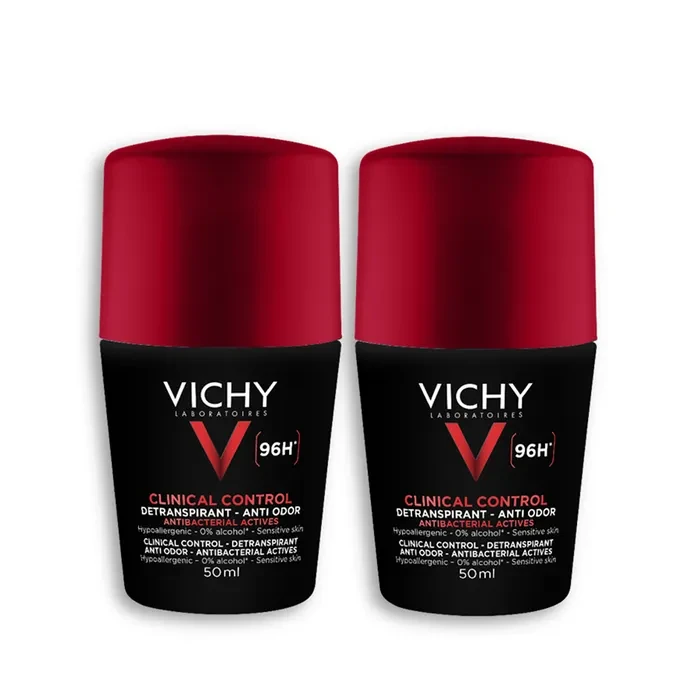 Vichy deo roll-on Homme Clinical control 96H promo 1+1