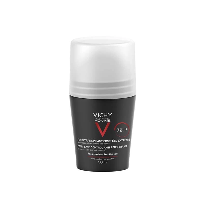Vichy deo roll-on Homme 72h 50 ml 0362 Antiperspirant za zaštitu od znojenja do 72h