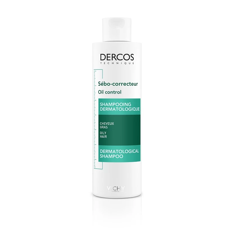 Vichy Dercos šampon za regulisanje masnoće vlasišta i protiv sebuma 200 ml 