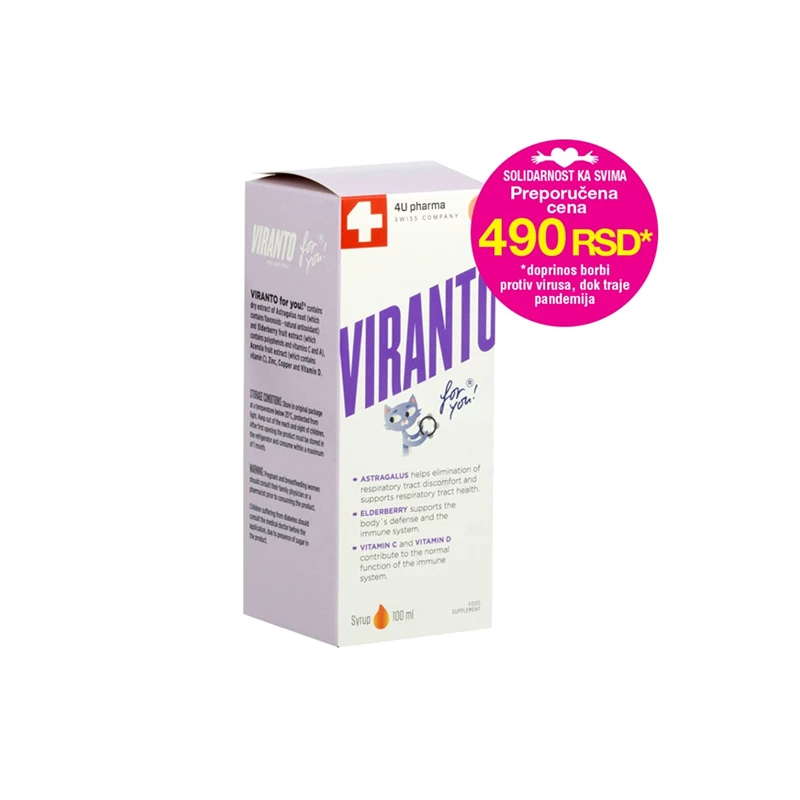 Viranto sirup 1+ 100ml solidar