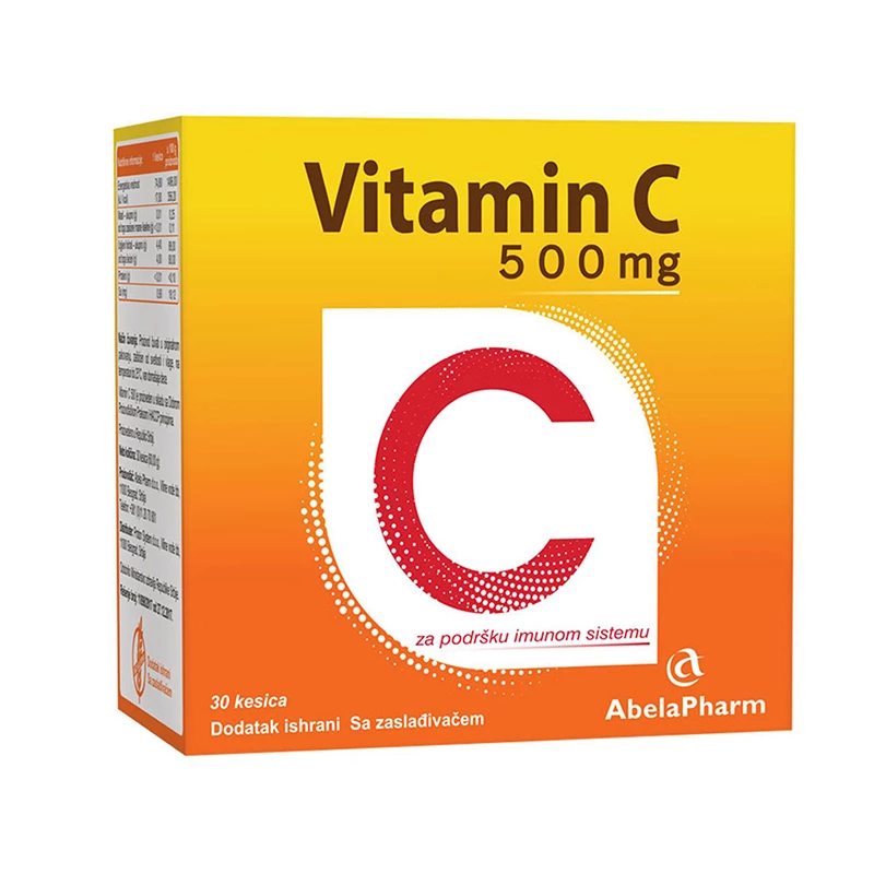 VITAMIN C KESICE 30X500MG ABELA