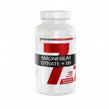 7Nutrition Magnesium Citrate + B6, 120 Kapsula