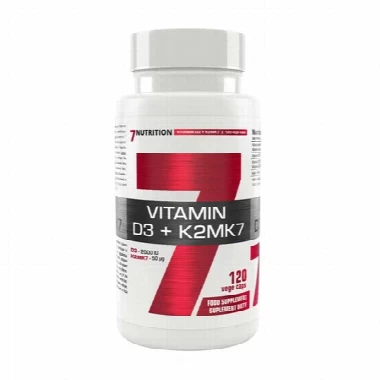 7Nutrition vitamin D3+K2MK7 120 kapsula