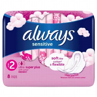 ALWAYS ULOSCI SENSITIVE ULTRA SUPER PLUS 8X ONLY