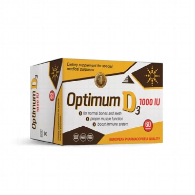 AMN OPTIMUM D3 1000 CAPS 60X