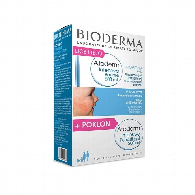 Bioderma Atoderm intensive balzam 500ml+intensive gel 200 ml