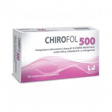 CHIROFOL TBL 20X500MG