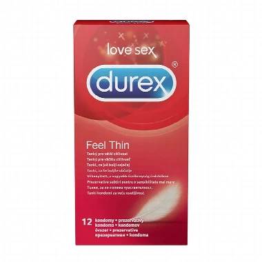 Durex prezervati feel thin 12x