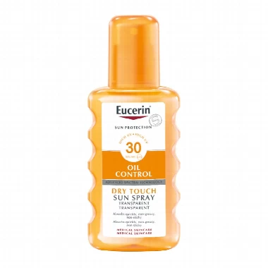 Eucerin Sun Oil Control Dry Touch sprej za zaštitu osetljive kože od sunca SPF 30