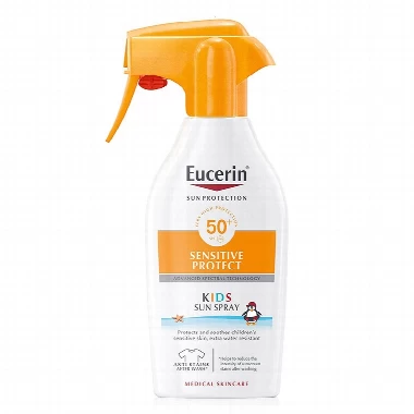 Eucerin Sun Sprej na pumpicu za zaštitu osetljive dečje kože od sunca SPF 50+