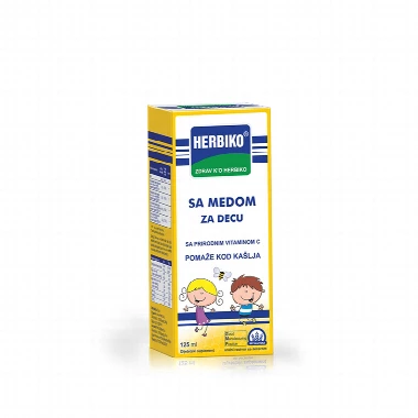 HERBIKO SIRUP ZA DECU MED 125ML