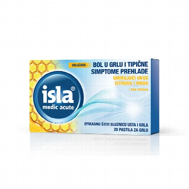 ISLA MEDIC ACUT CITRUS I MED PASTILE 20X