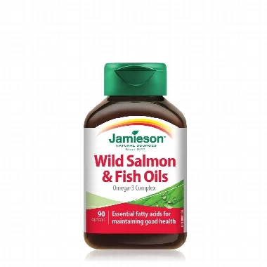 JAMIESON-WILD SALMON&FISH OIL CAPS 90X