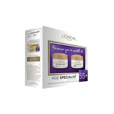 LOREAL AGE SPECIALIST 55+ KREMA DAN/KREMA NOC PAKET