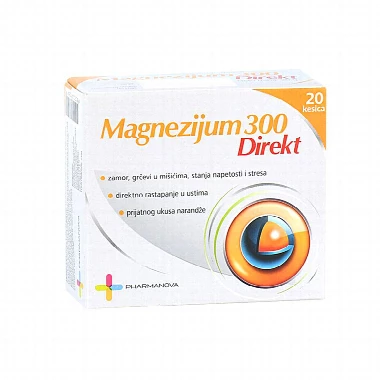 MAGNEZIJUM 300 DIREKT KESICE 20X