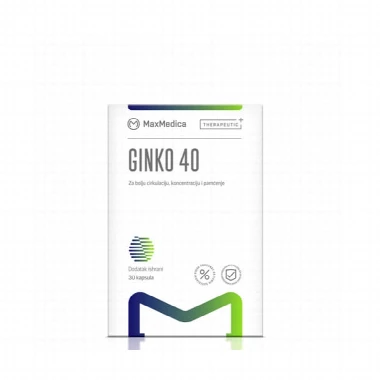 MAX MEDICA GINKO CAPS 30X40MG