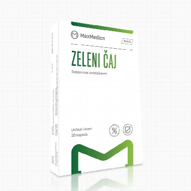 MAX MEDICA ZELENI CAJ CAPS 30X