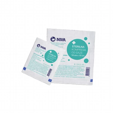 NIVA KOMPRESE STERILNE 10X10