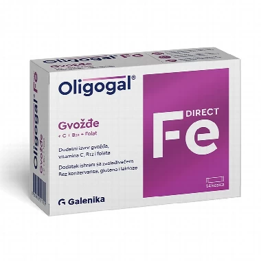 Oligogal fe direkt kesice 14x