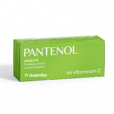 PANTENOL ORIBLETE SA VITAMINOM C 20X