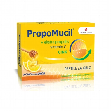 Propomucil pastile med i limun 24x